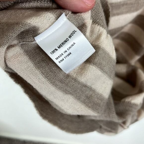 Madewell Striped Wallace Merino Wool Crew Neck Sweater - Picture 7 of 8